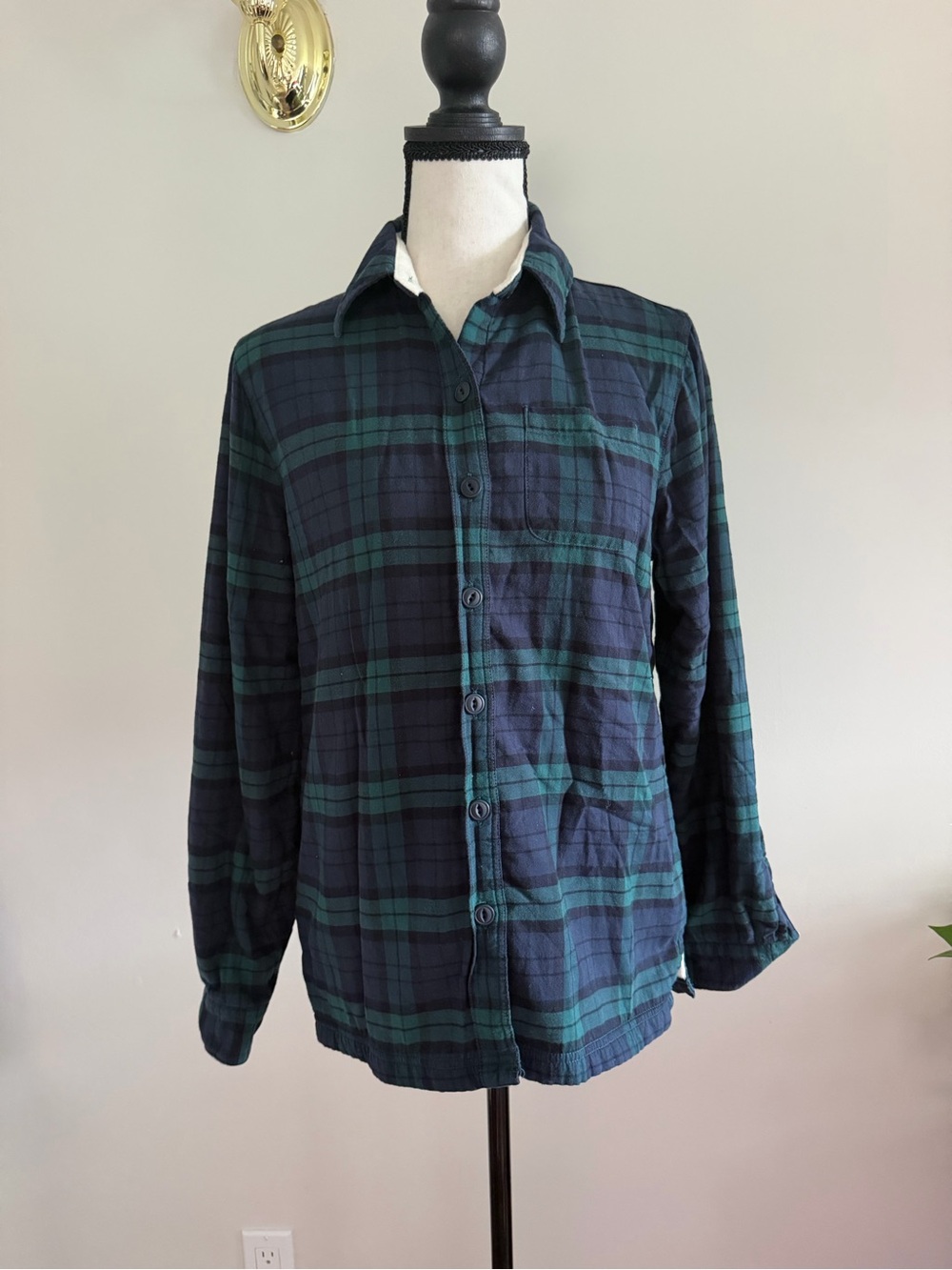 LL Bean Fleece Lined Flannel